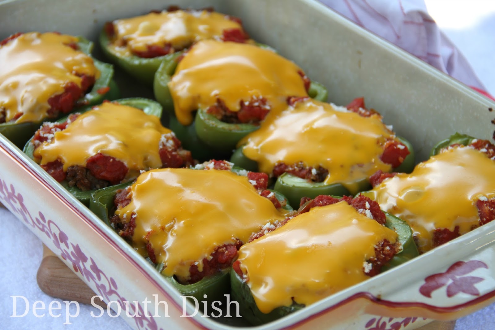 ground beef peppers onions potatoes